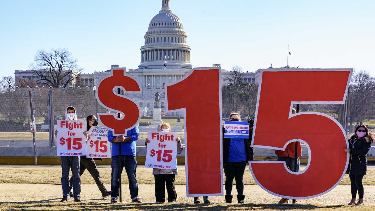 Minimum wage hike all but dead in big COVID relief bill