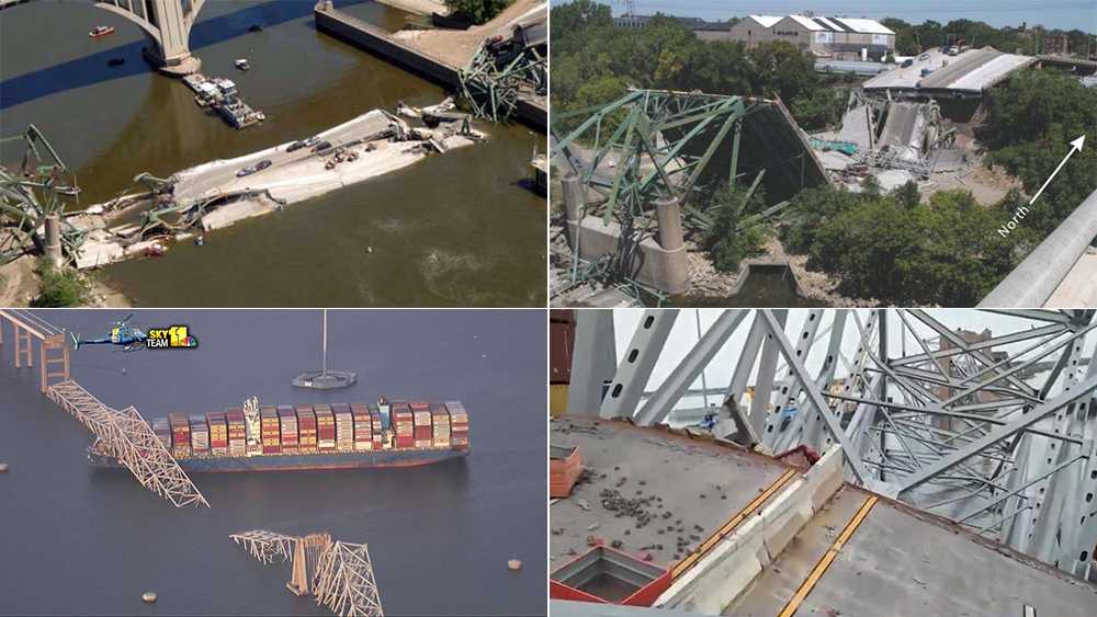 2 bridge collapses decades apart differ over federal funding - Vimarsana News