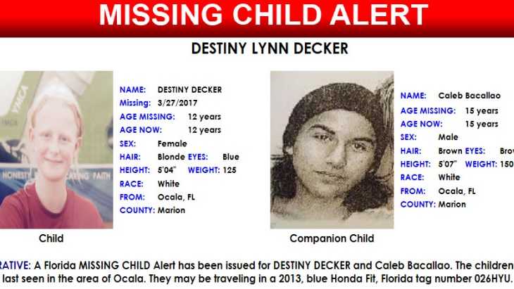 Missing 12-year-old found in Georgia