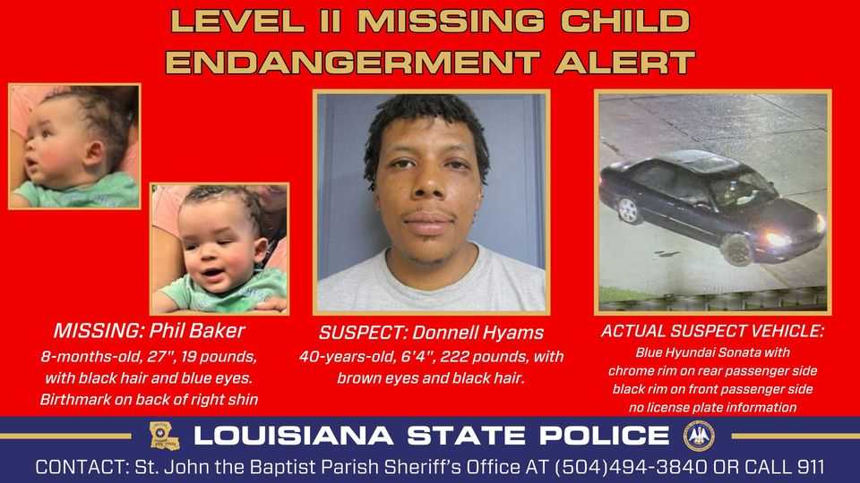 St. John the Baptist Sheriff's Office investigating sexual assault and kidnapping of an infant - Vimarsana News