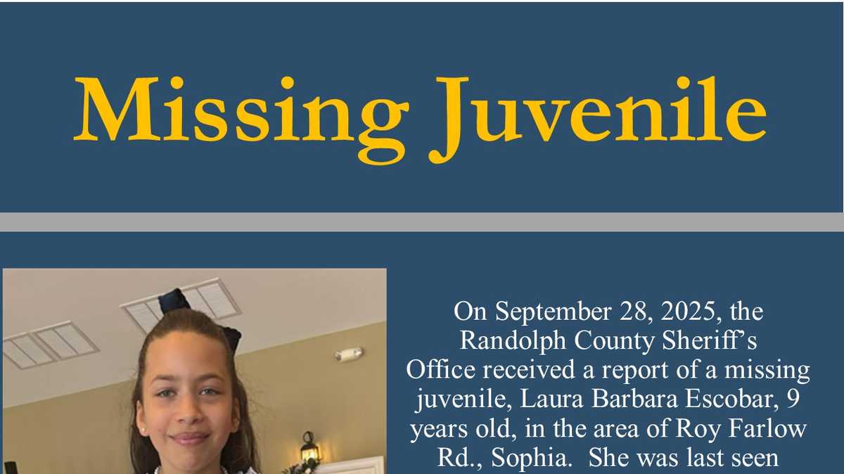 Missing child found safe in Randolph County