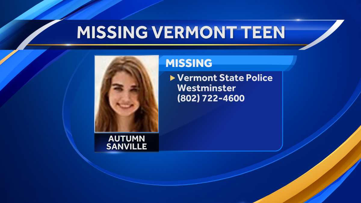 Police Seek Help Locating Missing Vermont Teen