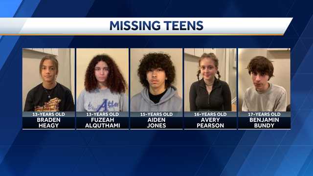 Police search for 5 missing teens last seen Saturday in Crofton - Vimarsana News