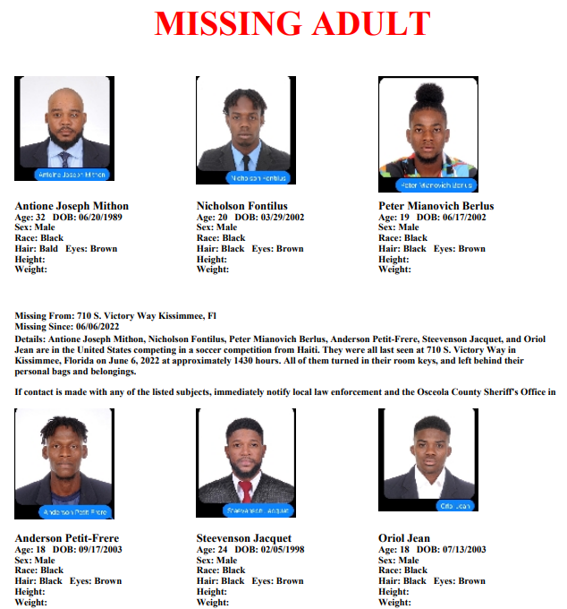 Missing: The Athlete