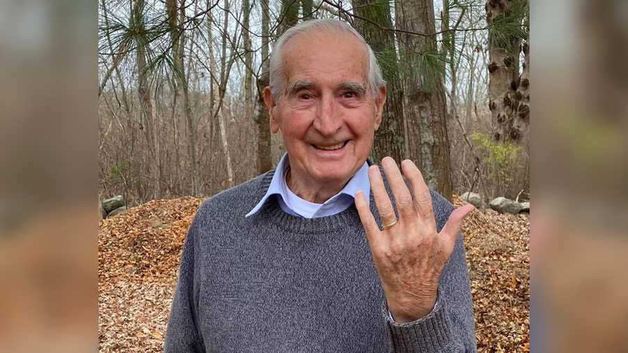 James Crowley lost his wedding ring in his yard.