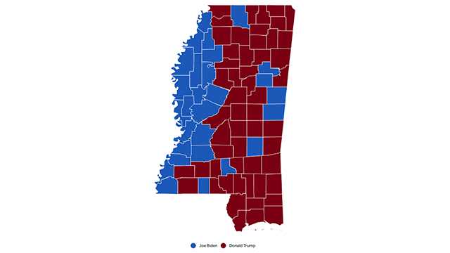 Mississippi Election Results 2020 Maps Show How State Voted For President