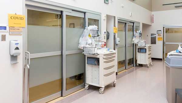 The emergency room at Cox Medical Center South in Springfield, Missouri on Monday, June 28.