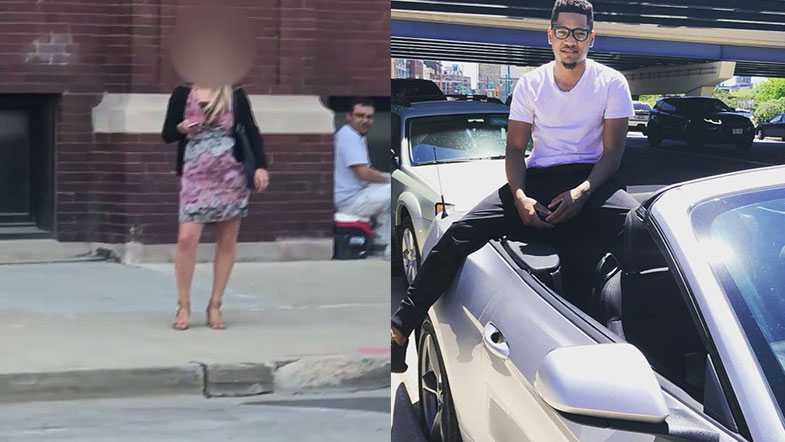 Woman calls police on man trying to get into his own car