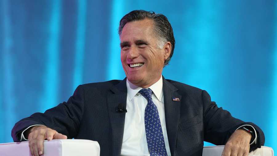 Mitt Romney at the Silicon Slopes Tech Conference on January 19, 2018 in Salt Lake City, Utah.