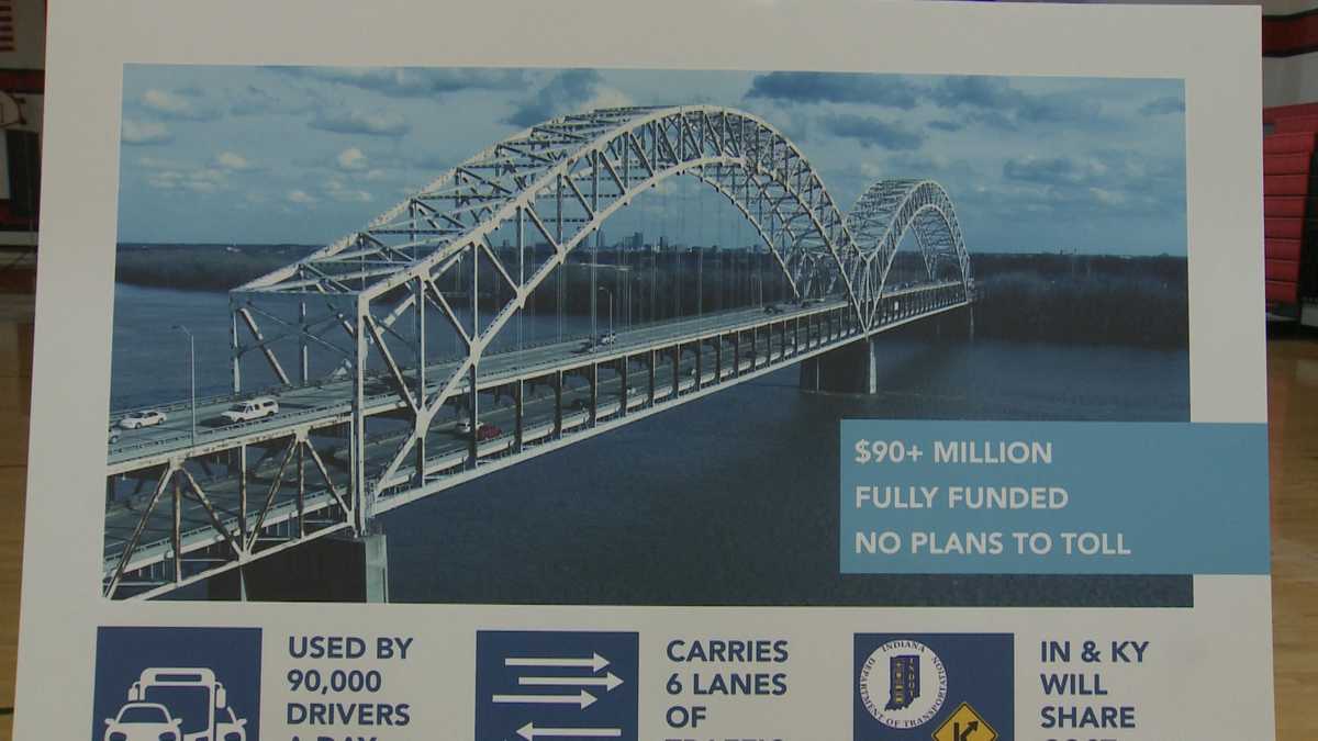 Sherman Minton Bridge to undergo $90 million in renovations