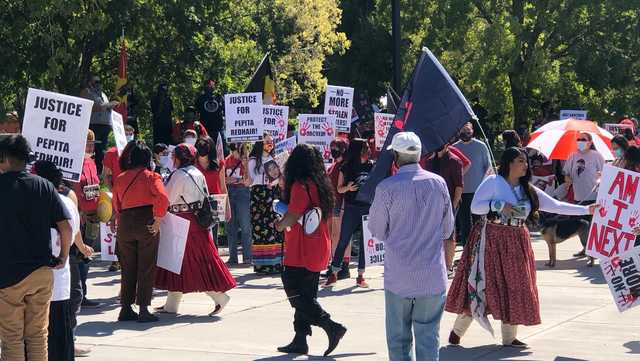 Dozens rally for missing and murdered Indigenous women at Tiguex Park - Vimarsana News