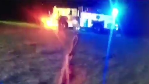 Helmet cam captures OKC firefighters battling mobile home fire