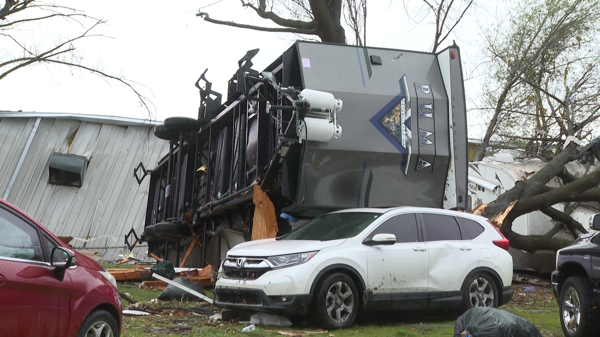 Springdale tornado destroys more than forty mobile homes