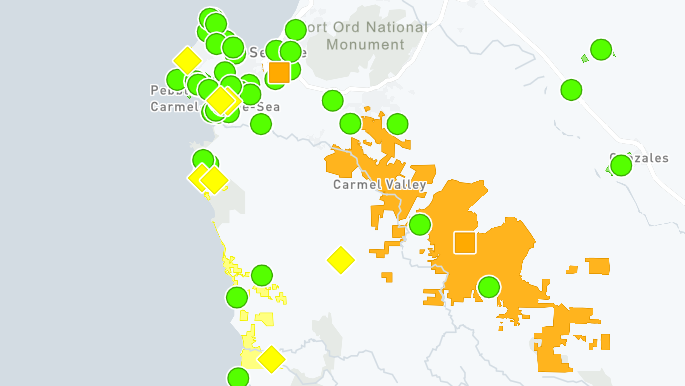 Thousands left in the dark on Tuesday in Monterey County due to power ...
