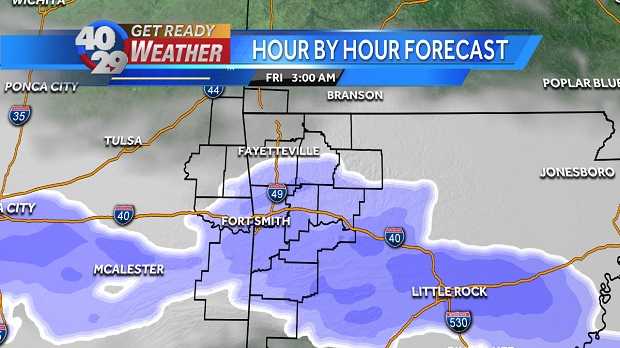 Snow possible Thursday night and Friday morning