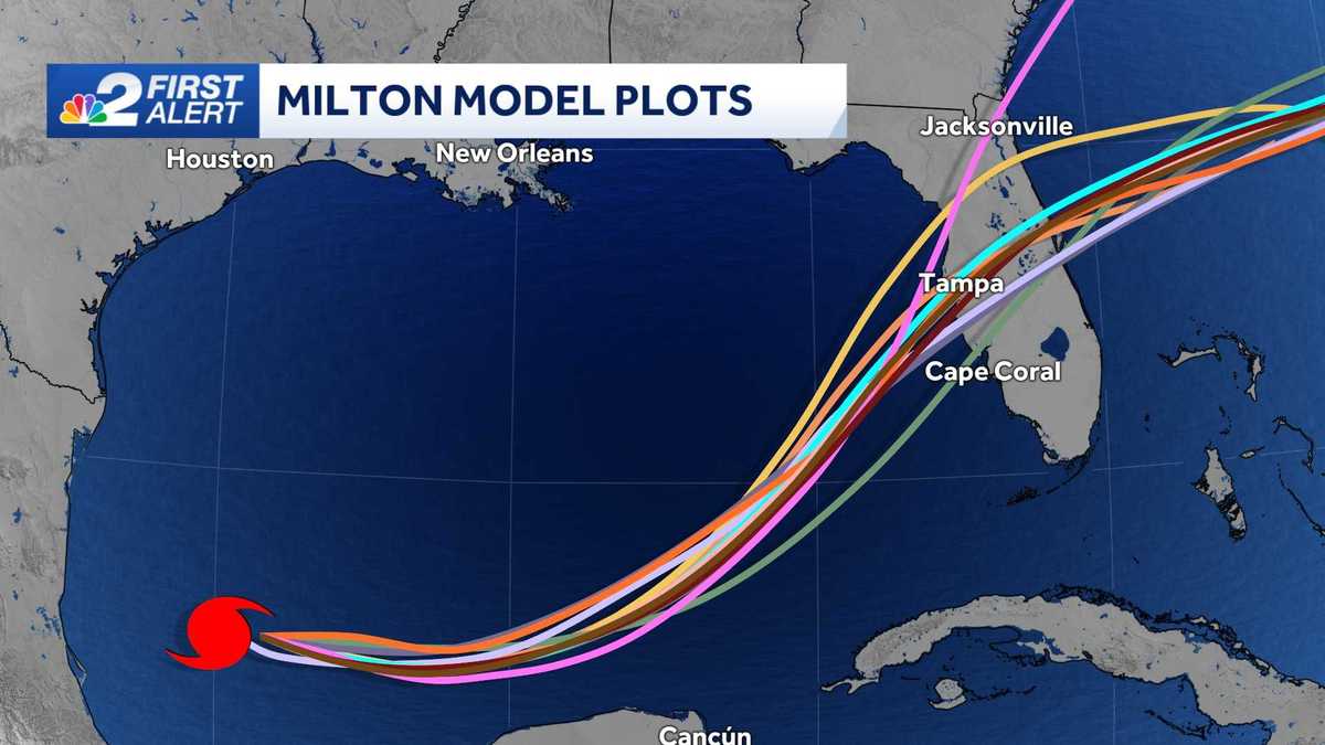 Hurricane Milton Maps, models and track of potential Florida landfall