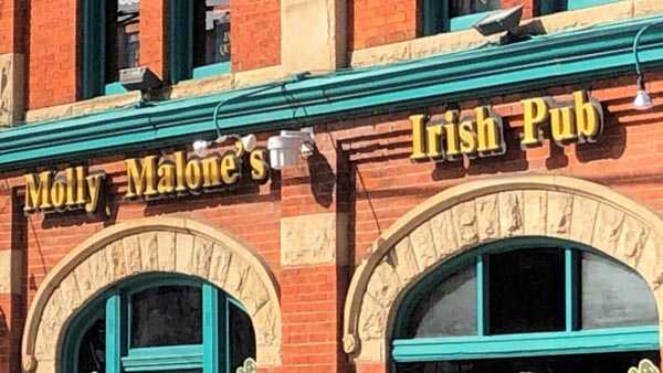 Molly Malone's Irish Pub in the Roebling Point District is one of the Covington restaurants that sought and received permission to sell alcohol on St. Patrick's Day, March 17, earlier than 9 a.m. this year.