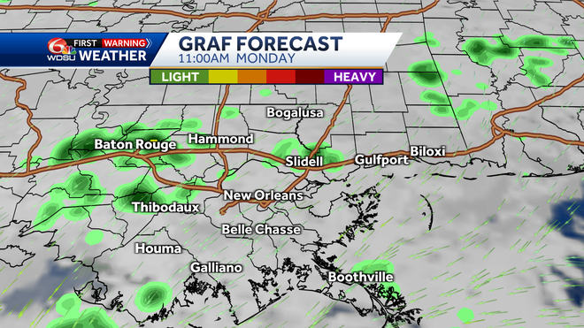 graf forecast 11 am monday