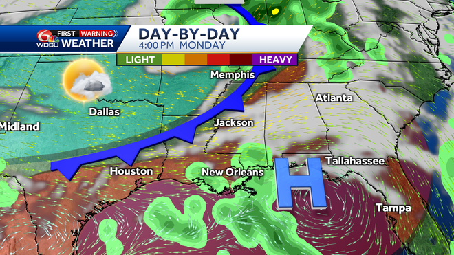 New Orleans weather forecast will it rain how hot will it get