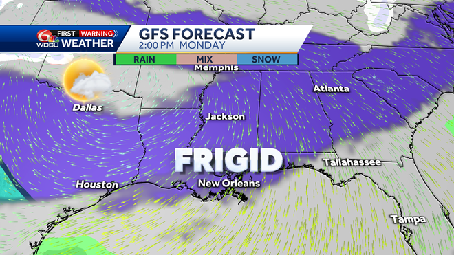 monday weather features