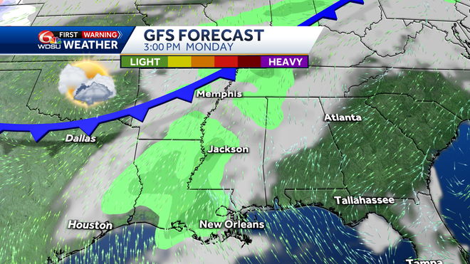 monday weather features