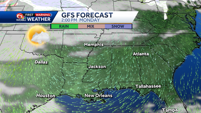 monday weather features