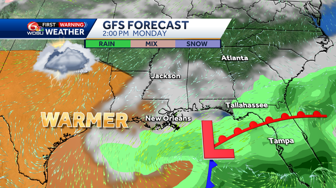 monday weather features