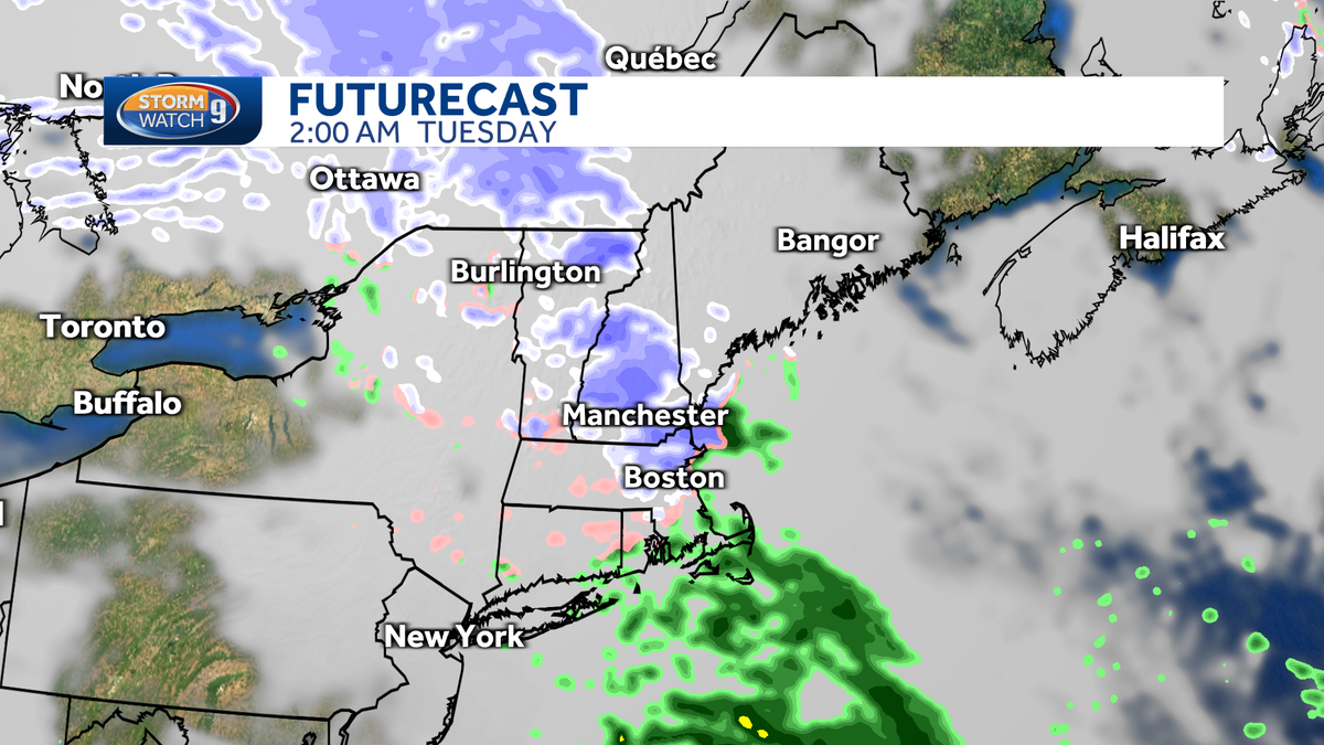 Quiet Weather To Start The Week, Few Snow & Mixing Chances