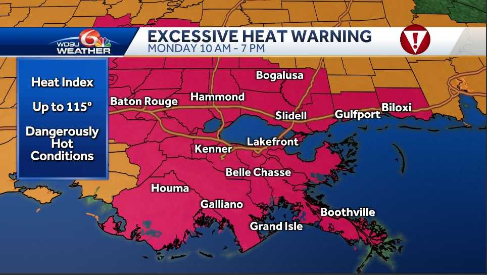 NWS Hanford on X: Excessive Heat Warning for most of Central California  from 11 AM PDT Saturday morning until 8 PM PDT Monday evening. Dangerous  heat will result in a major to