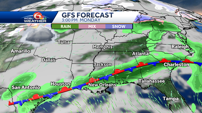 New Orleans weekend forecast storms severe weather