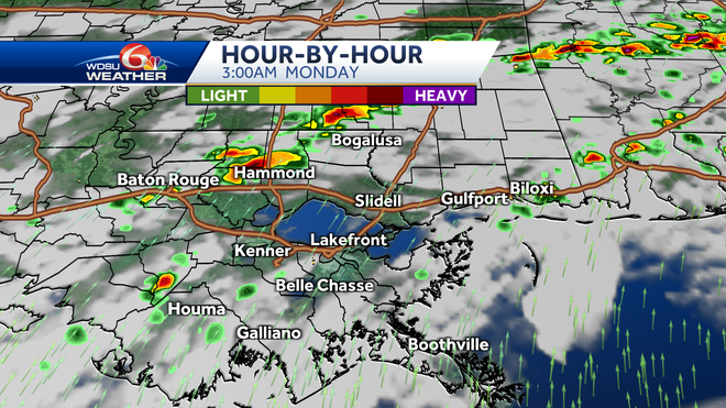 New Orleans forecast severe weather