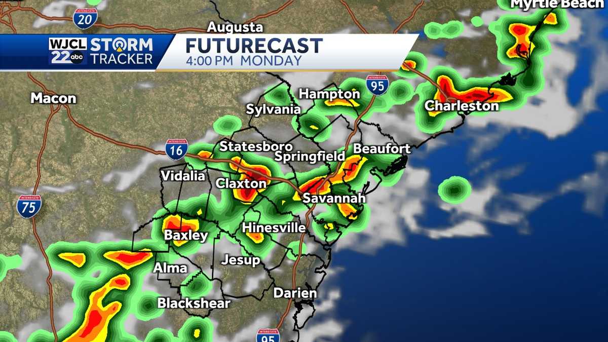 Scattered showers and storms expected for the week