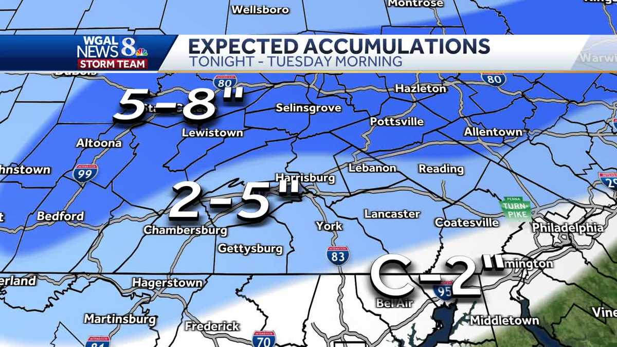 Rain to snow tonight, impacts to Tuesday AM commute in south-central ...