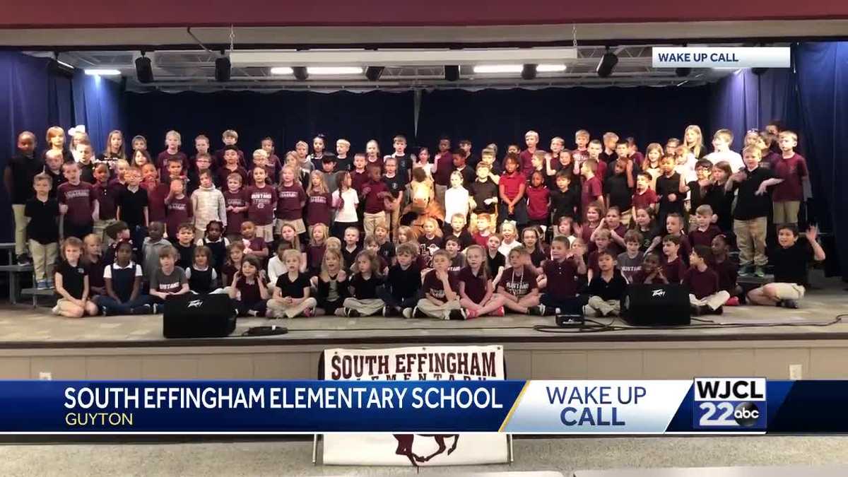 South Effingham Elementary School gives WJCL wakeup call Monday
