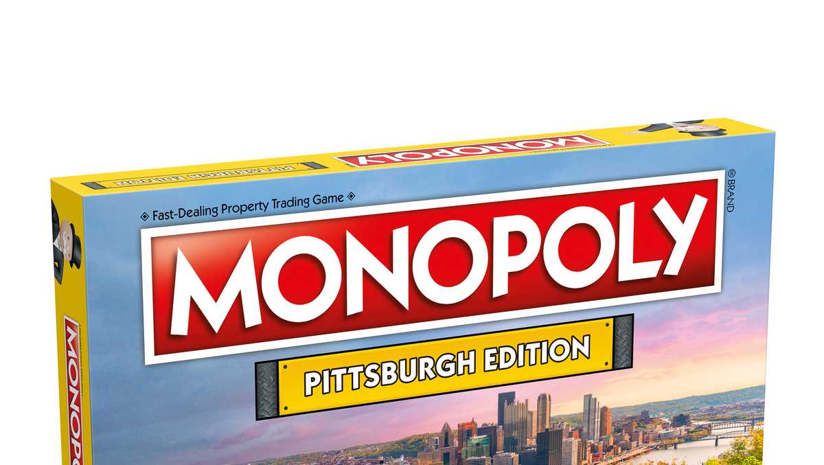 Pittsburgh Edition Monopoly Board Game