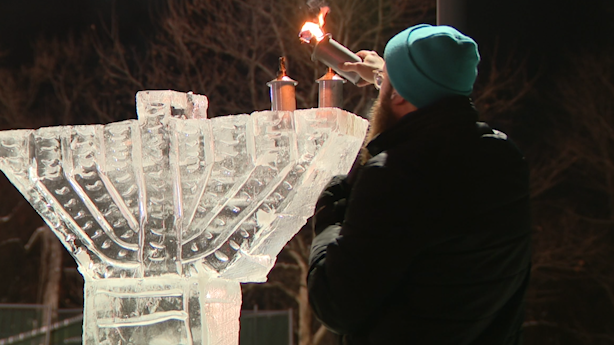 Jewish community in Monroeville spreading light amid darkness on night two of Hanukkah