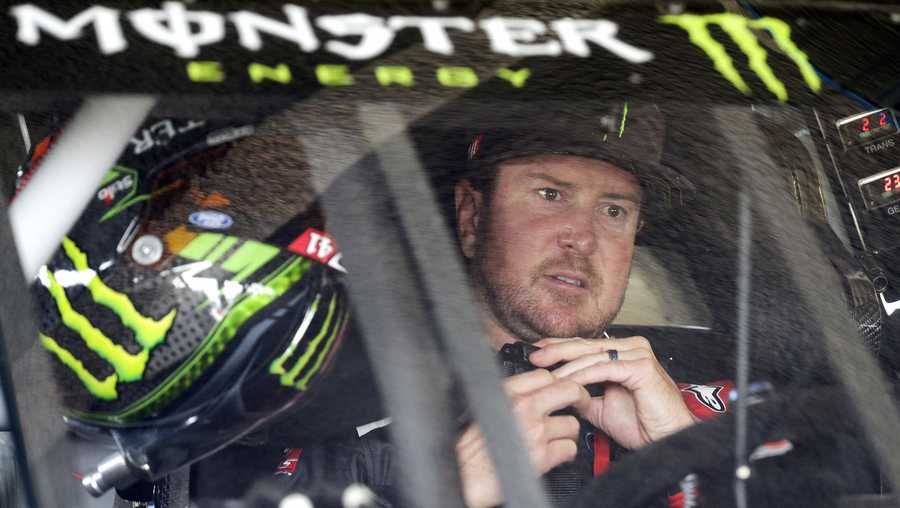 In this Feb. 18, 2017, file photo, Kurt Busch sits behind the wheel as he prepares for NASCAR auto racing practice at Daytona International Speedway in Daytona Beach.