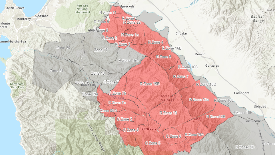 Evacuation orders lifted for the Carmel and River fire burn scar areas