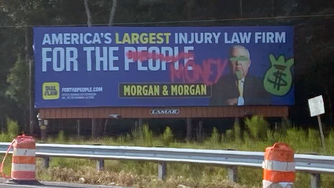 Savannah: Billboards of prominent personal injury firm vandalized