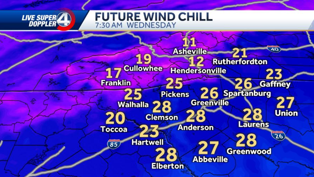 South Carolina Weather for Oct. 31