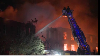 Mosor Fire Fire engulfs Moser Leather Company in New Albany