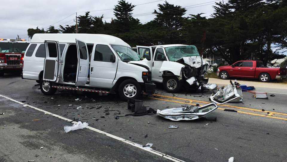 5 injured in Moss Landing Highway 1 headon crash