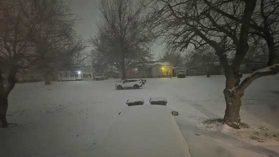 WATCH: Viewer videos show snowfall across Oklahoma after first round of winter weather