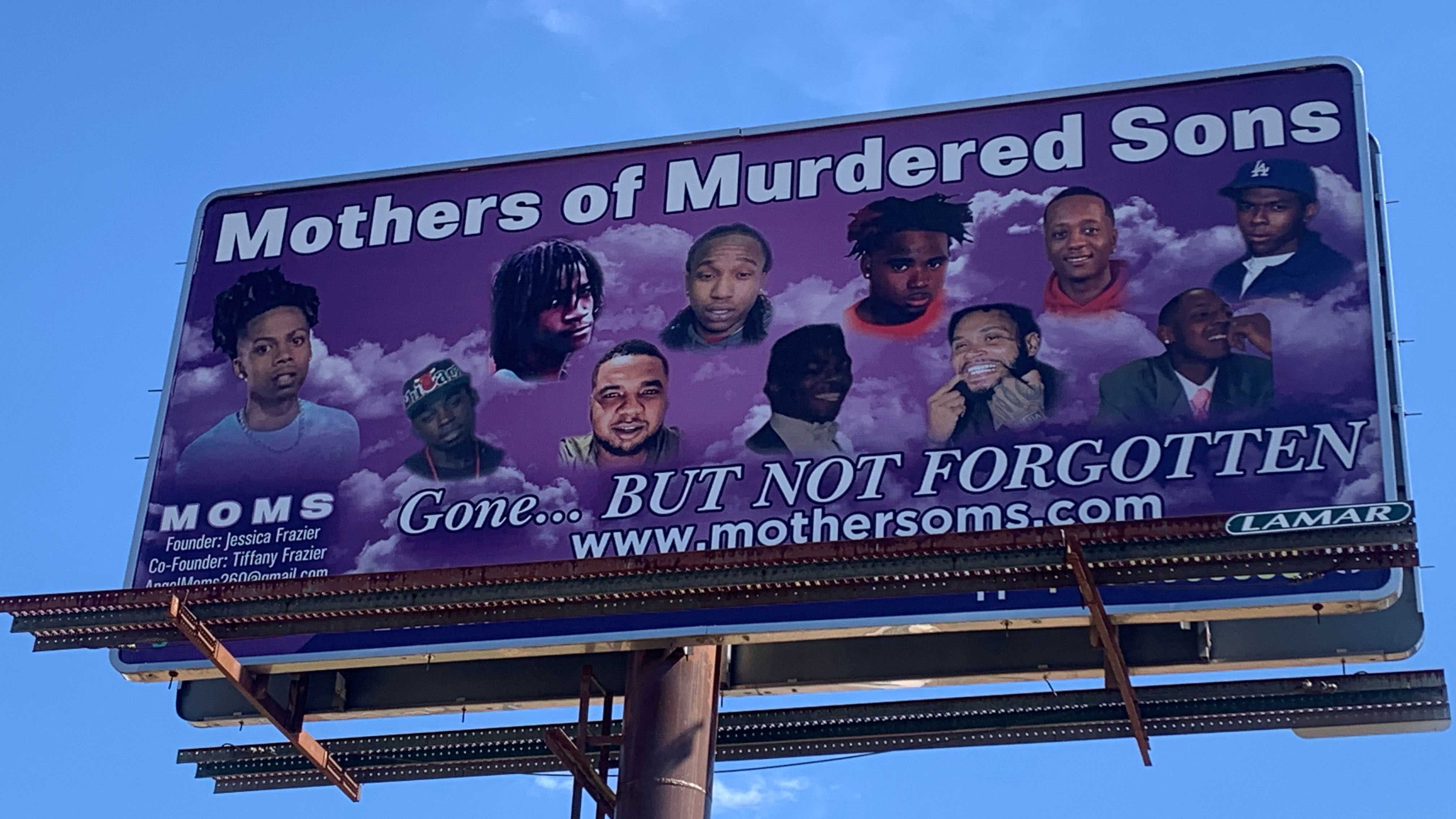 Moms Of Murdered Sons Raise Billboard To Put Faces To Victims Of Gun ...