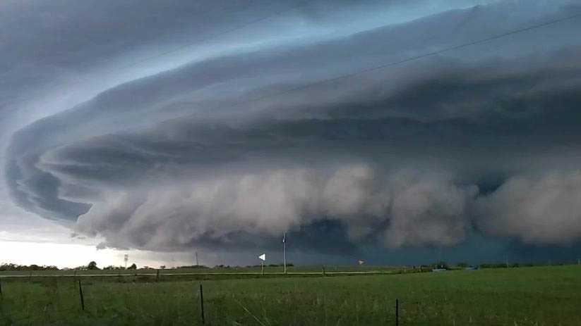SCARY CLOUDS: Monday’s severe storms create frightening looking clouds