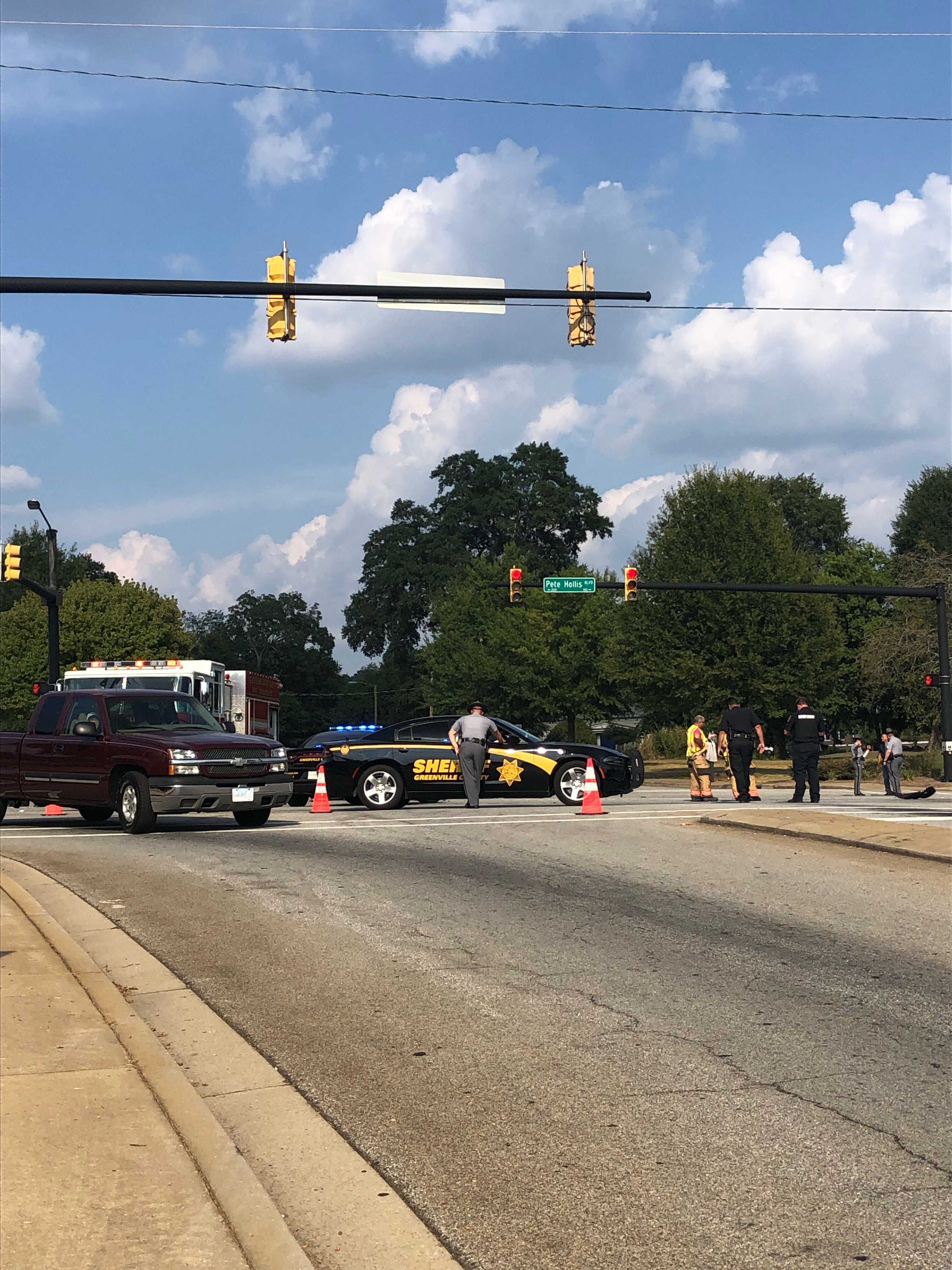 Greenville County Deputy Involved In Crash With Motorcycle, Deputies Say