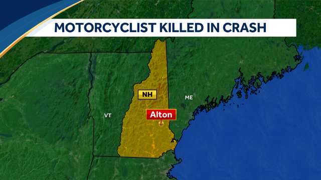 Alton, New Hampshire crash: Motorcyclist killed