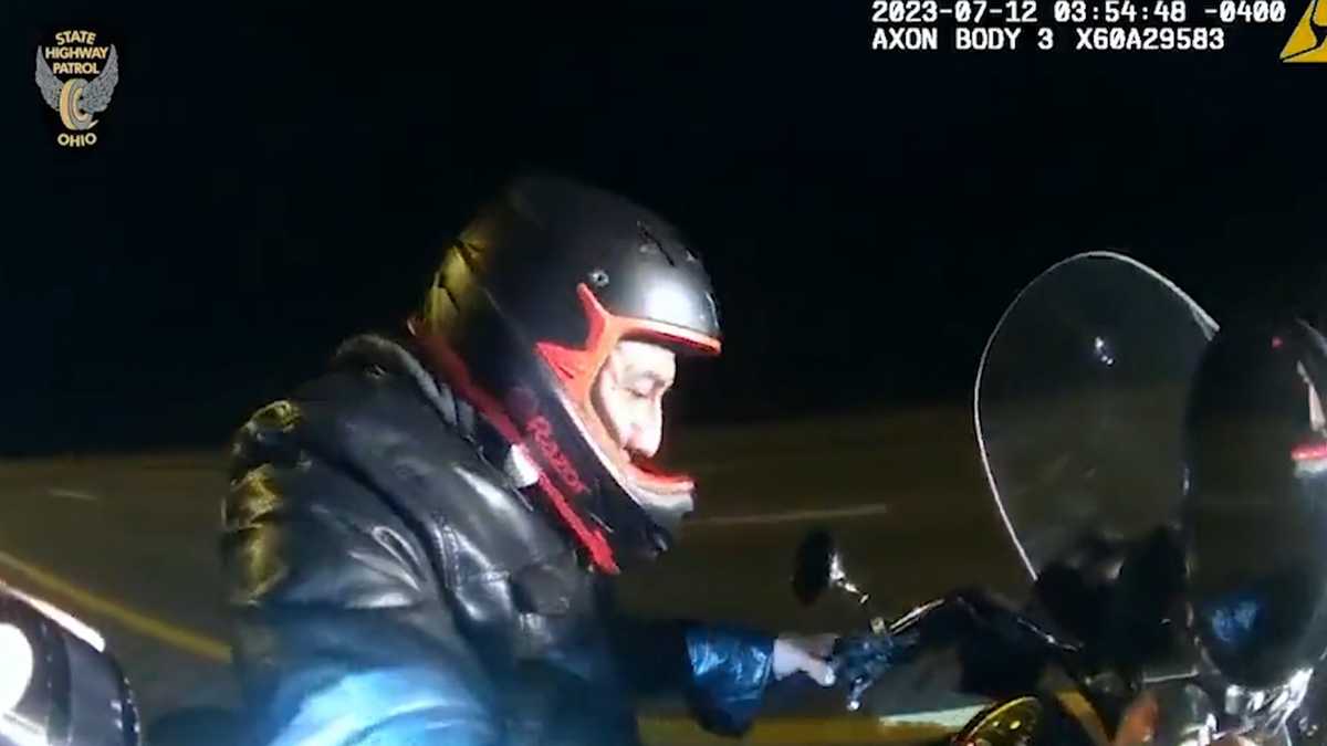 Motorcycle driver charged with OVI after driving wrong way on I-275