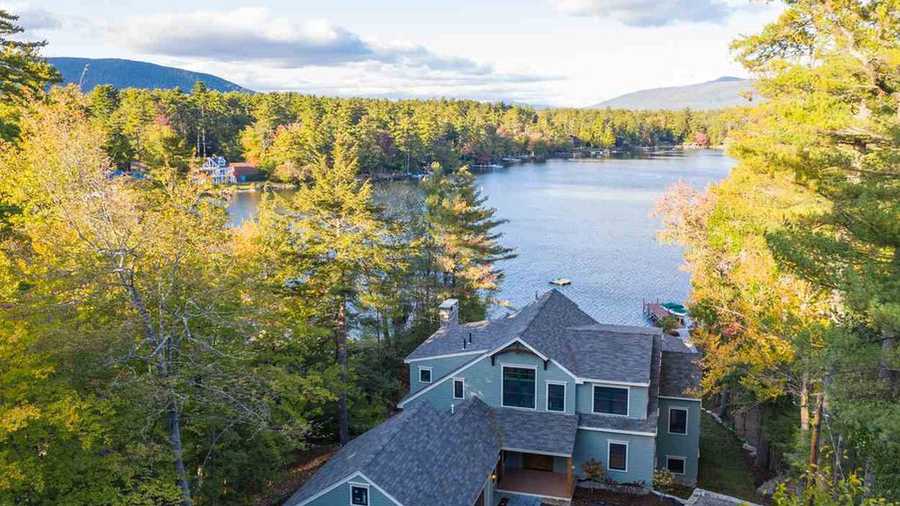 Mansion Monday Brandnew waterfront home in Moultonborough