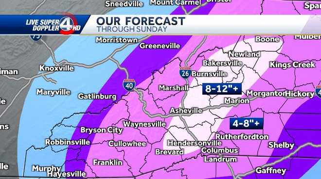 South Carolina: Snow, ice accumulations expected